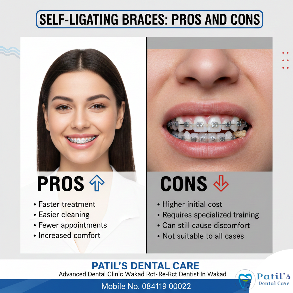 Self-Ligating Braces: Pros and Cons- Image