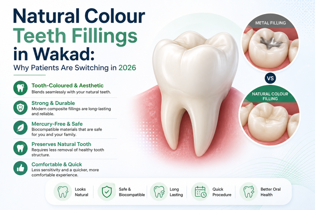 Natural colour tooth filling Wakad