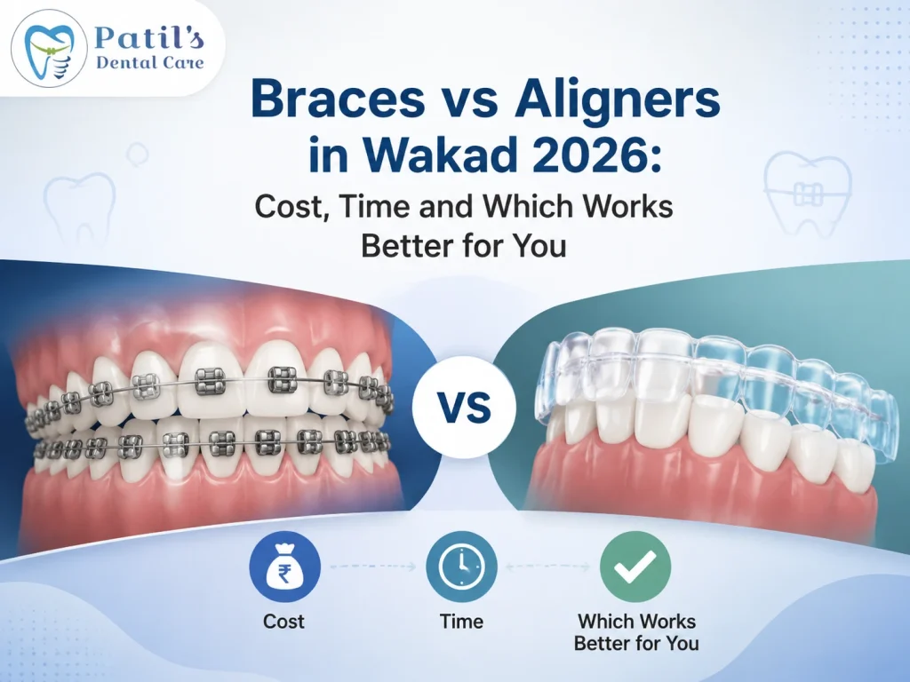 braces vs aligners cost Wakad 2026