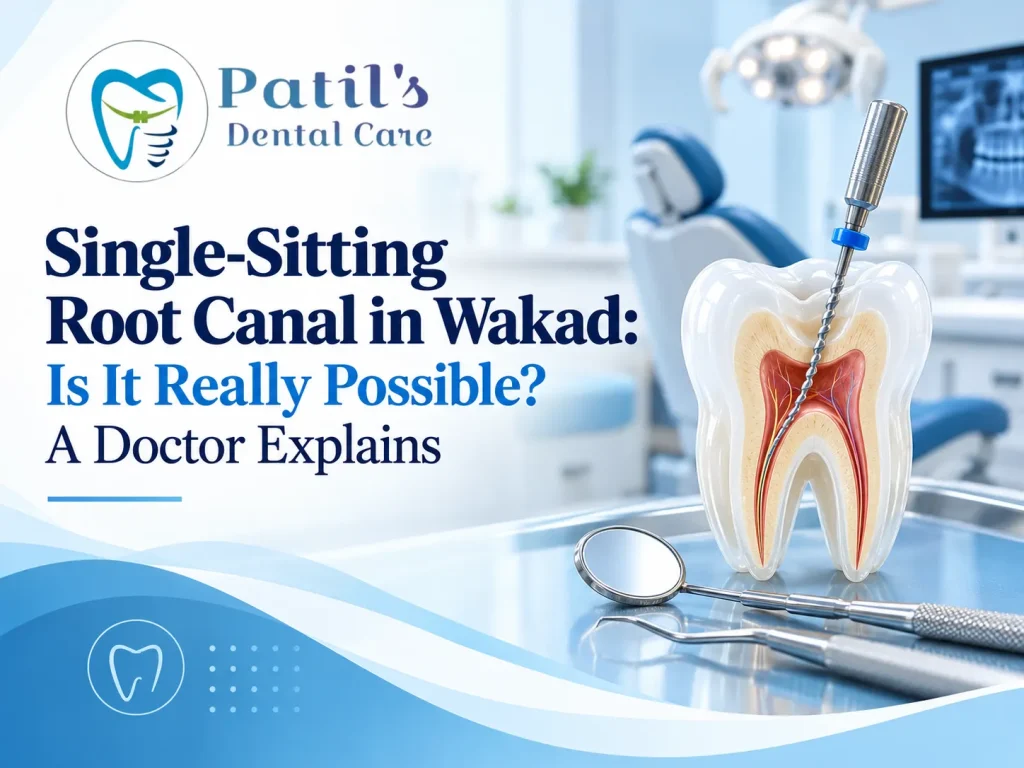 single sitting root canal Wakad